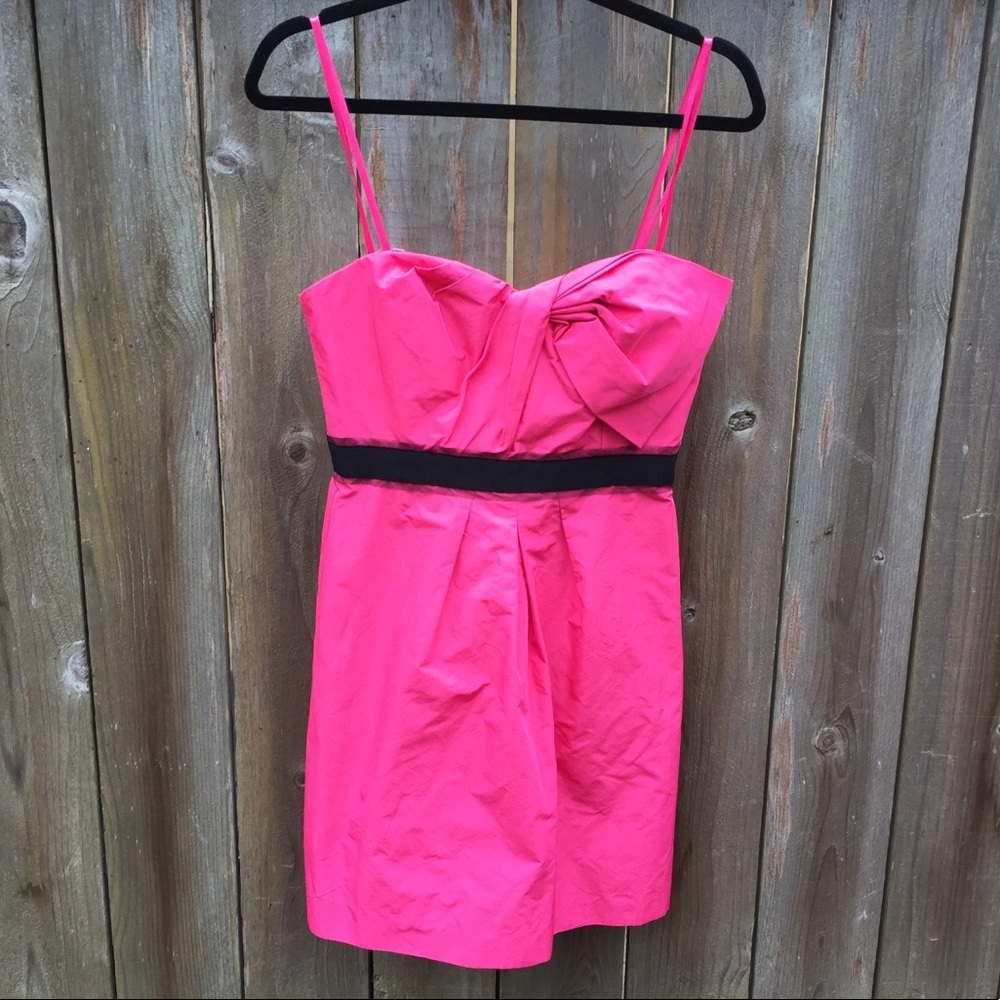 NWOT BCBG MaxAzria Neon Pink Dress, Size 4